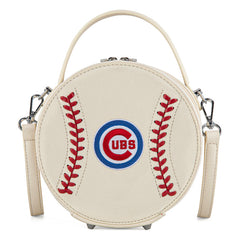 MLB Chicago Cubs Leather Circle Crossbody Bag