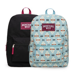 Montana West Serape Aztec Print Backpack-2Pcs Set