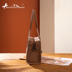 Montana West Western Tooled Small Satchel Bag