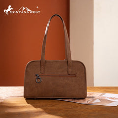 Montana West Western Tooled Small Satchel Bag