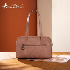 Montana West Western Tooled Small Satchel Bag