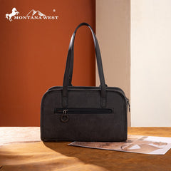 Montana West Western Tooled Small Satchel Bag