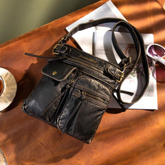 Montana West Multi Pocket Vintage Crossbody Bag