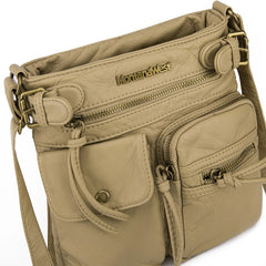 Montana West Multi Pocket Vintage Crossbody Bag