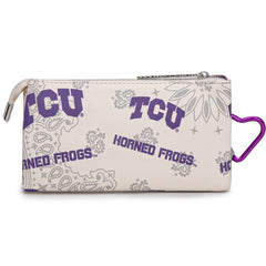 Texas Christian University Horned Frogs Wristlet