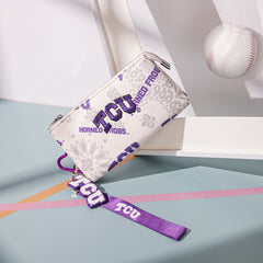 Texas Christian University Horned Frogs Wristlet
