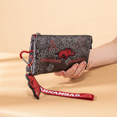University of Arkansas Razorbacks Wristlet