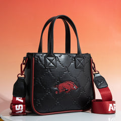 University of Arkansas Razorbacks Crossbody Tote Bag