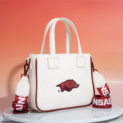 University of Arkansas Razorbacks Crossbody Tote Bag
