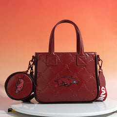 University of Arkansas Razorbacks Crossbody Tote Bag