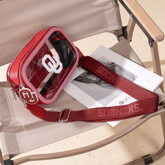 University of Oklahoma Sooners Clear Crossbody Bag