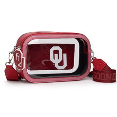 University of Oklahoma Sooners Clear Crossbody Bag