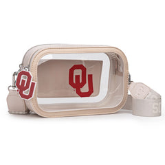 University of Oklahoma Sooners Clear Crossbody Bag