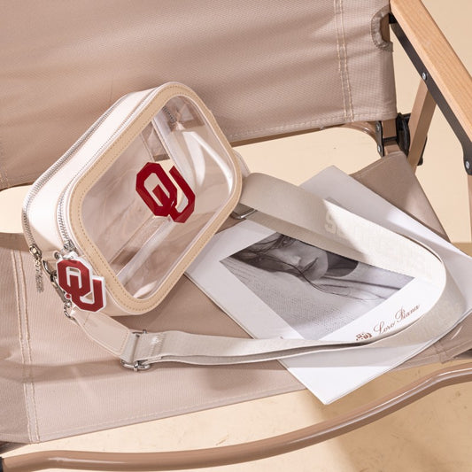 University of Oklahoma Sooners Clear Crossbody Bag