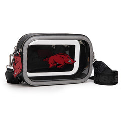 University of Arkansas Razorbacks Clear Crossbody Bag
