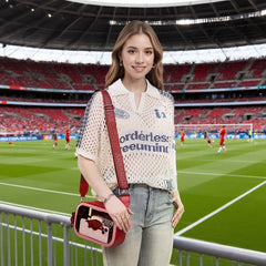 University of Arkansas Razorbacks Clear Crossbody Bag