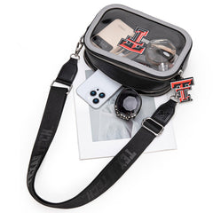 University of Texas Tech Red Raiders Clear Crossbody Bag