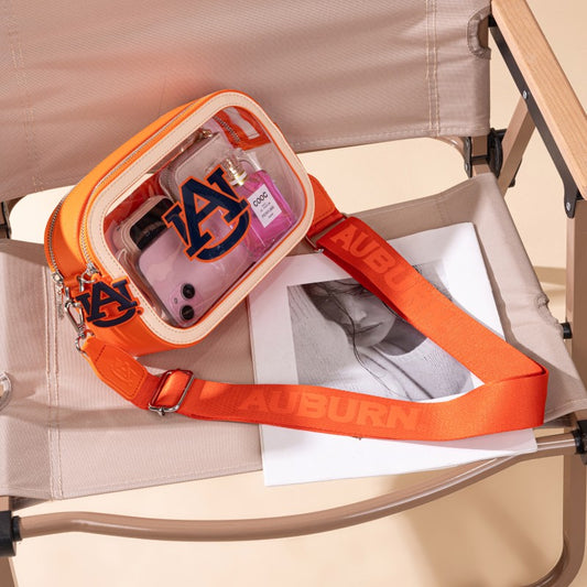 Auburn University Tigers Clear Crossbody Bag
