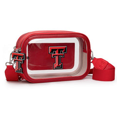 University of Texas Tech Red Raiders Clear Crossbody Bag