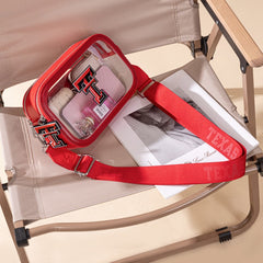 University of Texas Tech Red Raiders Clear Crossbody Bag