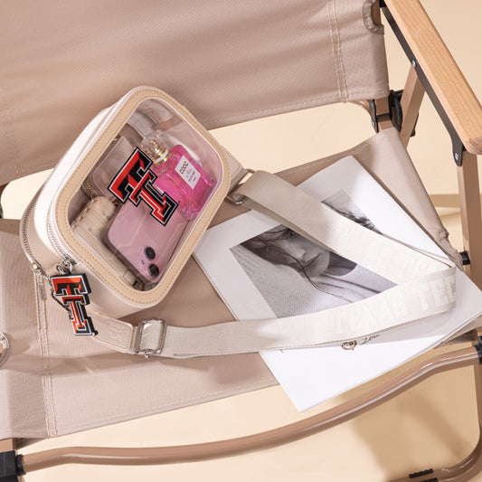 University of Texas Tech Red Raiders Clear Crossbody Bag