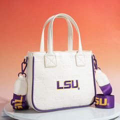 Louisiana State University Fighting Tigers Crossbody Tote Bag