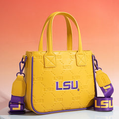 Louisiana State University Fighting Tigers Crossbody Tote Bag