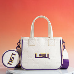 Louisiana State University Fighting Tigers Crossbody Tote Bag