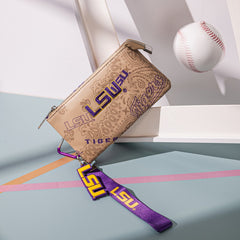 Louisiana State University Fighting Tigers Wristlet