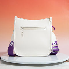 Texas Christian University Horned Frogs Crossbody Purse With Wristlet Keychain