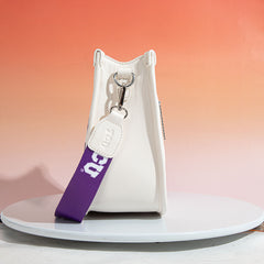 Texas Christian University Horned Frogs Crossbody Purse With Wristlet Keychain