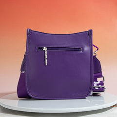 Texas Christian University Horned Frogs Crossbody Purse With Wristlet Keychain