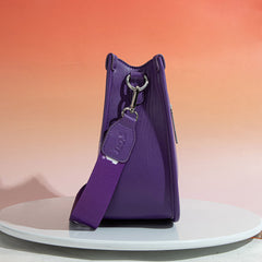 Texas Christian University Horned Frogs Crossbody Purse With Wristlet Keychain