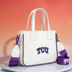 Texas Christian University Horned Frogs Crossbody Tote Bag