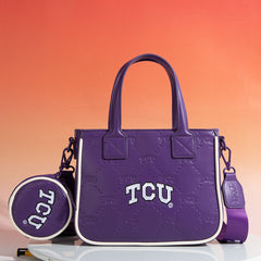 Texas Christian University Horned Frogs Crossbody Tote Bag