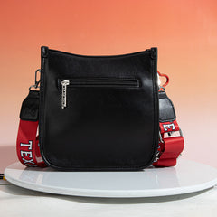 University of Texas Tech Red Raiders Crossbody Purse With Wristlet Keychain