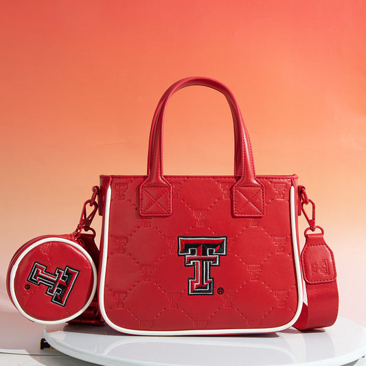 University of Texas Tech Red Raiders Crossbody Tote Bag