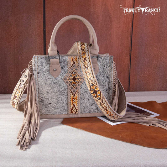 Trinity Ranch Hair On Cowhide Tote/Crossbody