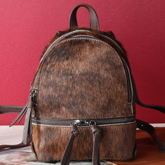 Trinity Ranch Hair-On Cowhide Collection Mini Backpack