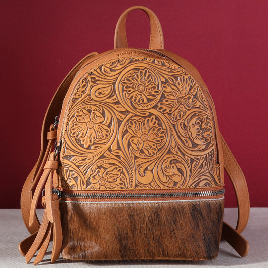 Trinity Ranch Hair-On Cowhide Collection Mini Backpack