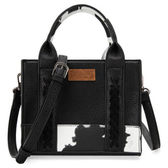 Wrangler Cow Print Accents Mini Tote Bag