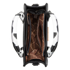 Wrangler Cow Print Accents Mini Tote Bag