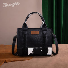 Wrangler Cow Print Accents Mini Tote Bag