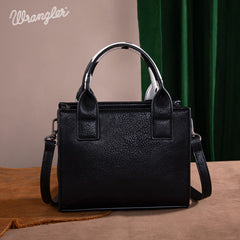 Wrangler Cow Print Accents Mini Tote Bag