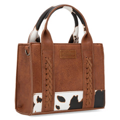 Wrangler Cow Print Accents Mini Tote Bag