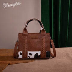 Wrangler Cow Print Accents Mini Tote Bag