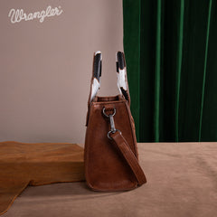 Wrangler Cow Print Accents Mini Tote Bag