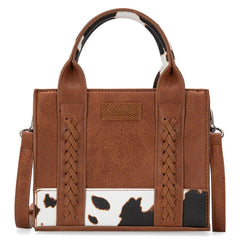 Wrangler Cow Print Accents Mini Tote Bag