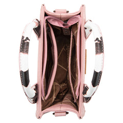 Wrangler Cow Print Accents Mini Tote Bag