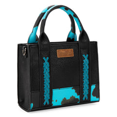 Wrangler Cow Print Accents Mini Tote Bag